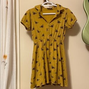 Run & Fly honeybee yellow dress
